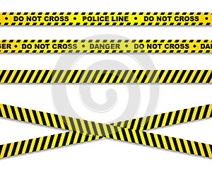 Yellow crime scene tape