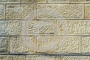 Yellow crimean sawn limestone - traditional porous heat-insulating stone for walls, hedges and construction in Feodosia