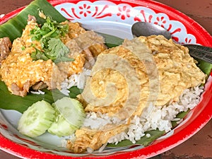 Yellow curry with pork thai style