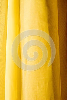 Yellow curtain