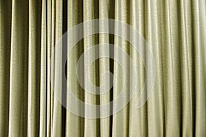 Yellow curtain, abstract texture for background.