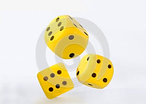 Yellow dice