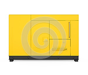 Yellow Diesel Generator Isolated