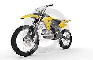 Yellow Dirt Bike