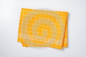 Yellow dishtowel