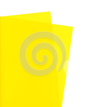 Yellow document folders