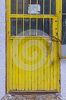 Yellow Door Padlock