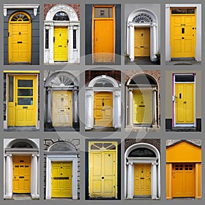 Yellow doors