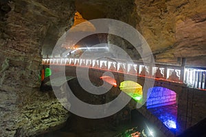 Yellow Dragon Cave, Zhangjiajie. China.