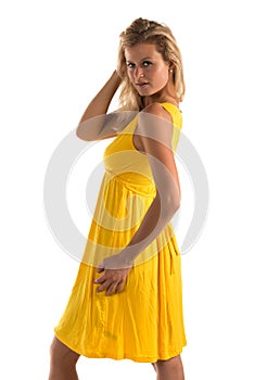 Yellow dress