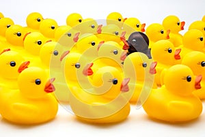 Yellow ducks photo