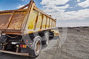 Yellow Dump Truck