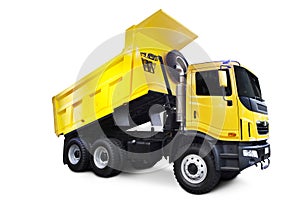 Yellow Dump Truck