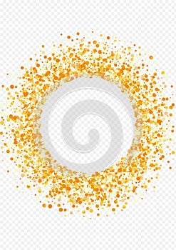 Yellow Dust Bright Transparent Background