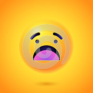 Yellow Emoji faces emoticon smile, digital smiley expression emotion feelings, chat cartoon emote