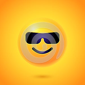 Yellow Emoji faces emoticon smile, digital smiley expression emotion feelings, chat cartoon emote