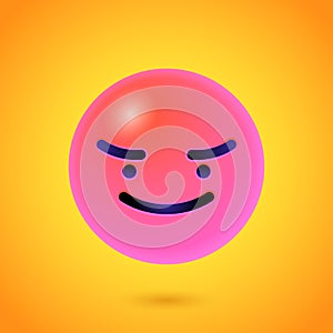 Yellow Emoji faces emoticon smile, digital smiley expression emotion feelings, chat cartoon emote