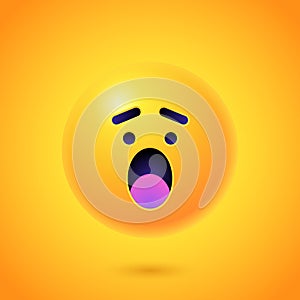 Yellow Emoji faces emoticon smile, digital smiley expression emotion feelings, chat cartoon emote