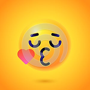 Yellow Emoji faces emoticon smile, digital smiley expression emotion feelings, chat cartoon emote