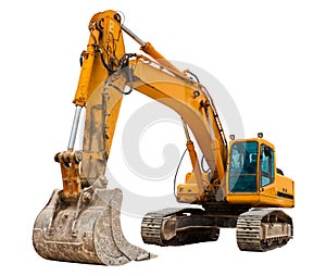 Yellow Excavator photo