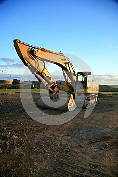 Yellow Excavator