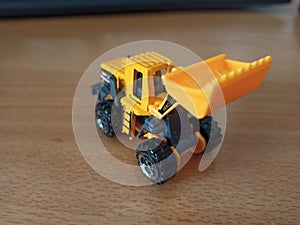 Yellow Excavator Dump Truck Toy