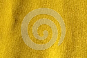 Yellow fabric cloth polyester texture and textile background