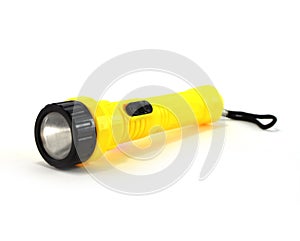 Yellow flashlight
