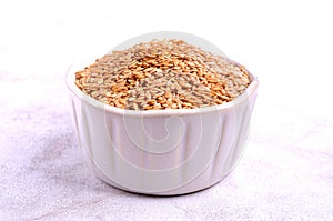 Yellow flax seeds