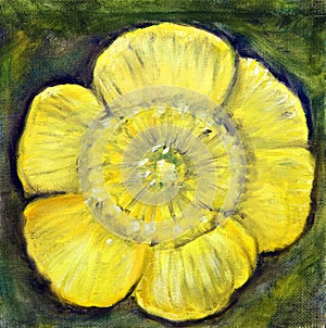 Yellow Flower Painting