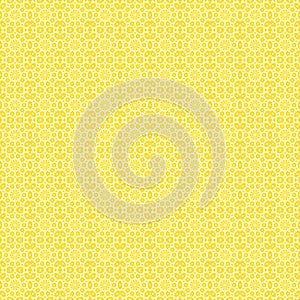 Yellow flowered seamless pattern