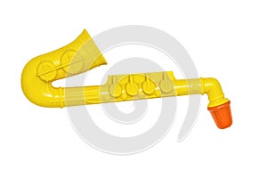 Yellow flute, toy for children