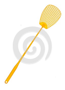 Yellow flyswatter