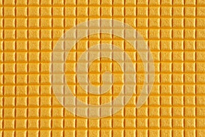 Yellow foamed polyethylene texture. Closeup