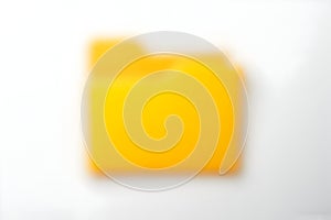 Yellow Folder Icon on White Background Abstract File Storage