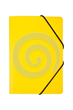 Yellow folder isolated