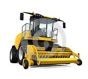 Yellow Forage Harvester