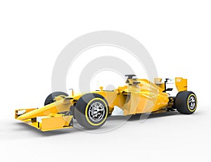 Yellow Formula One Car