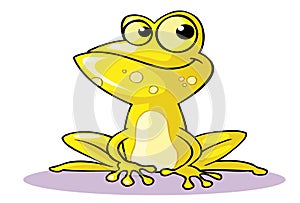 Yellow frog