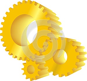 Yellow gears