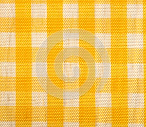 Yellow Gingham Background