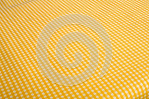 Yellow Gingham Background