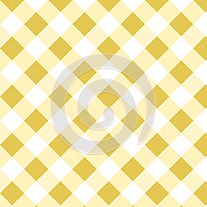 Yellow Gingham pattern. Squares Texture for plaid, tablecloths, clothes, shirts, dresses, paper, bedding, blankets, quilts and oth
