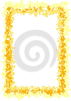 Yellow and Gold Border