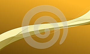 yellow gold lines curves wave abstract background for artwork design