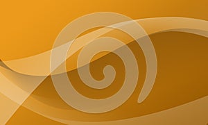 yellow gold lines curves wave on smooth gradient abstract background