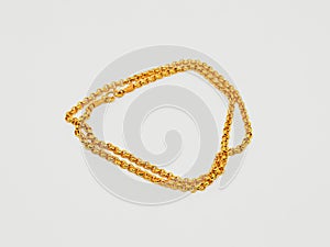 Yellow gold necklace