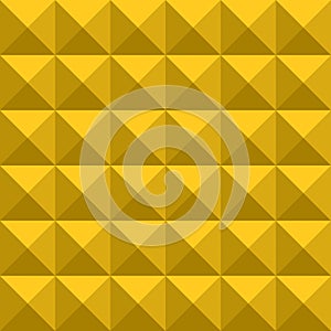 Yellow gold triangle pattern