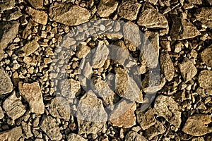 Brown gravel texture