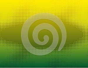 Yellow green dot halftone gradient background